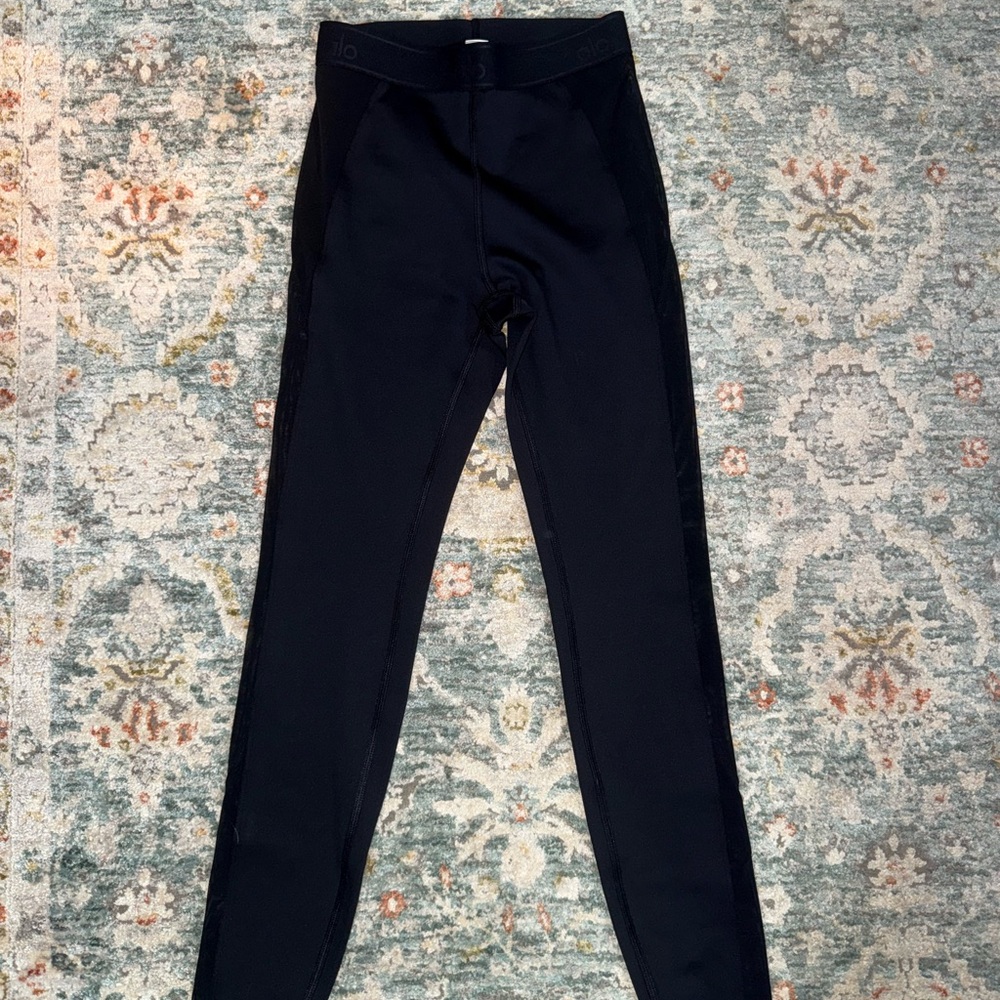 ALO Yoga Sheer Black Leggings
